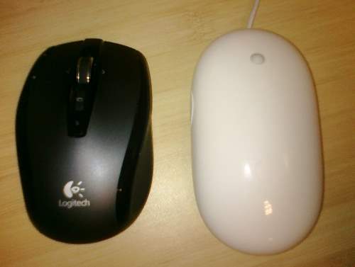 Logitech vs. Apple mouse