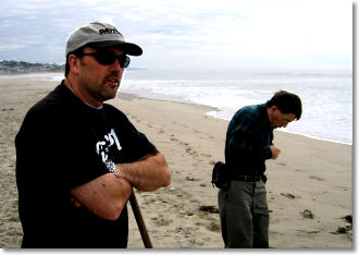 Alan and Jeff on the beach