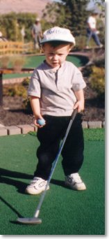 Ethan golfing