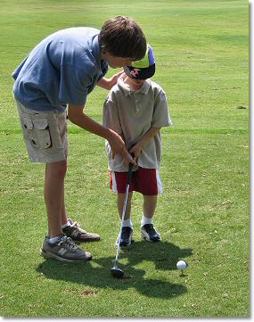 Gerrit golfing