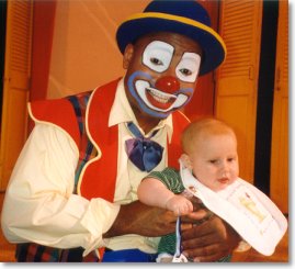 Gerrit with clown